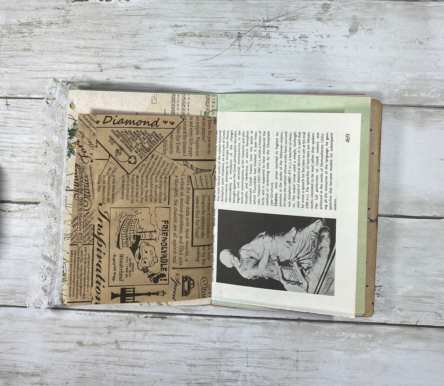 Sky Full of Stars – Encouragement Journal | Handmade Celestial Notebook | Healing Threads Uplifting Gift