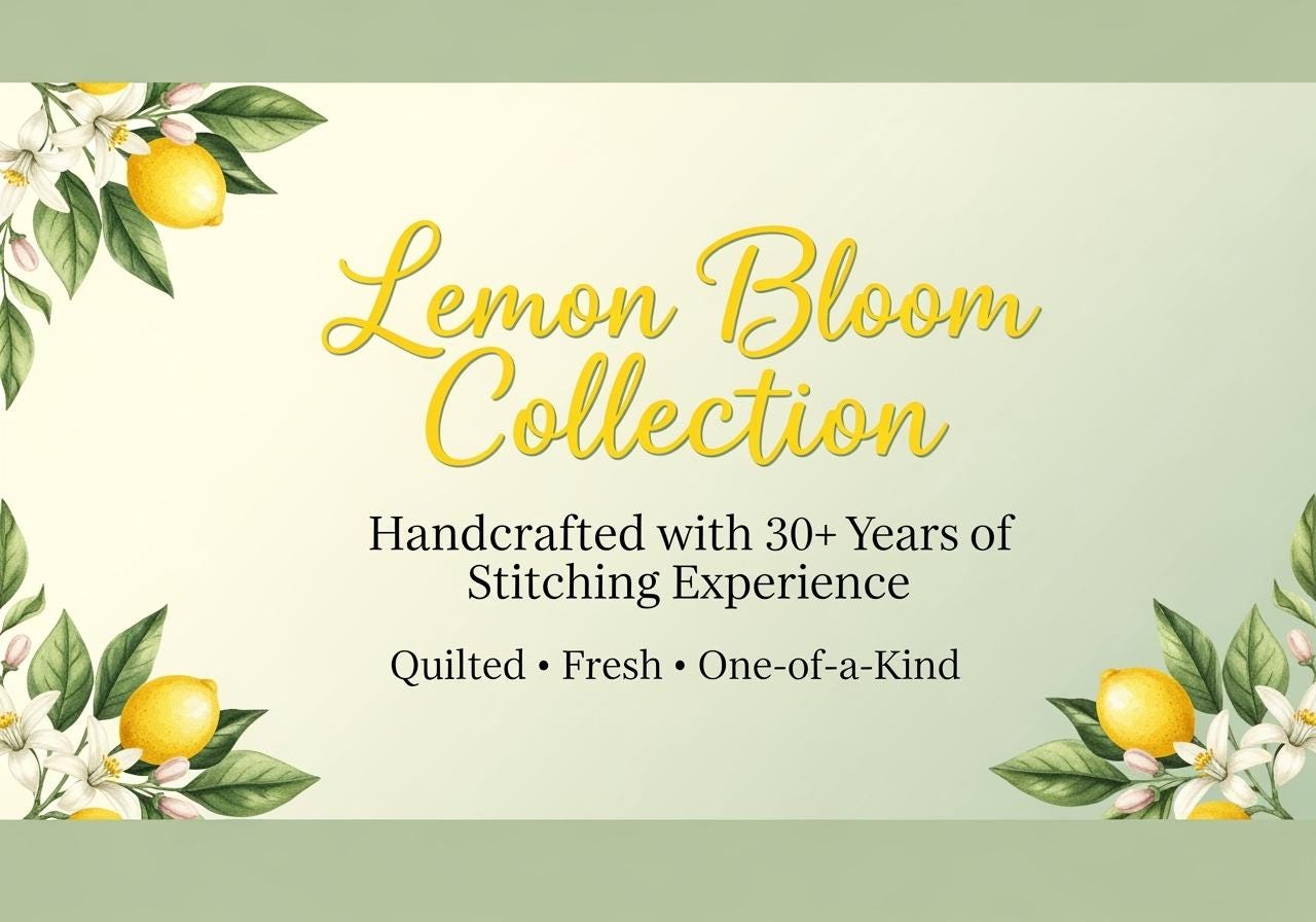 Pink Daisy & Polka Dot Quilted Pouch | Stitcher’s Carry Zipper Bag with Yellow Floral Band | Handmade Project Organizer for Crafters