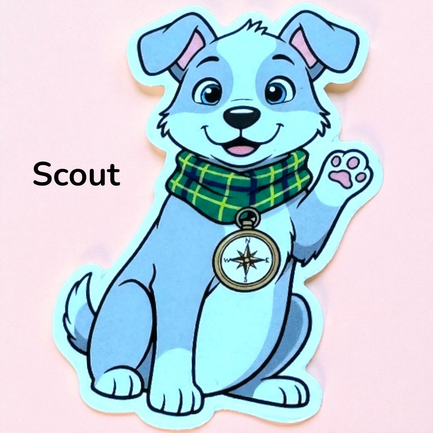 Peppermint Lane Character Sticker Collection – Volume I | Sugarplum, Whimsy, Gingersnap, Cocoa, Scout, Holly & Jingles Stickers