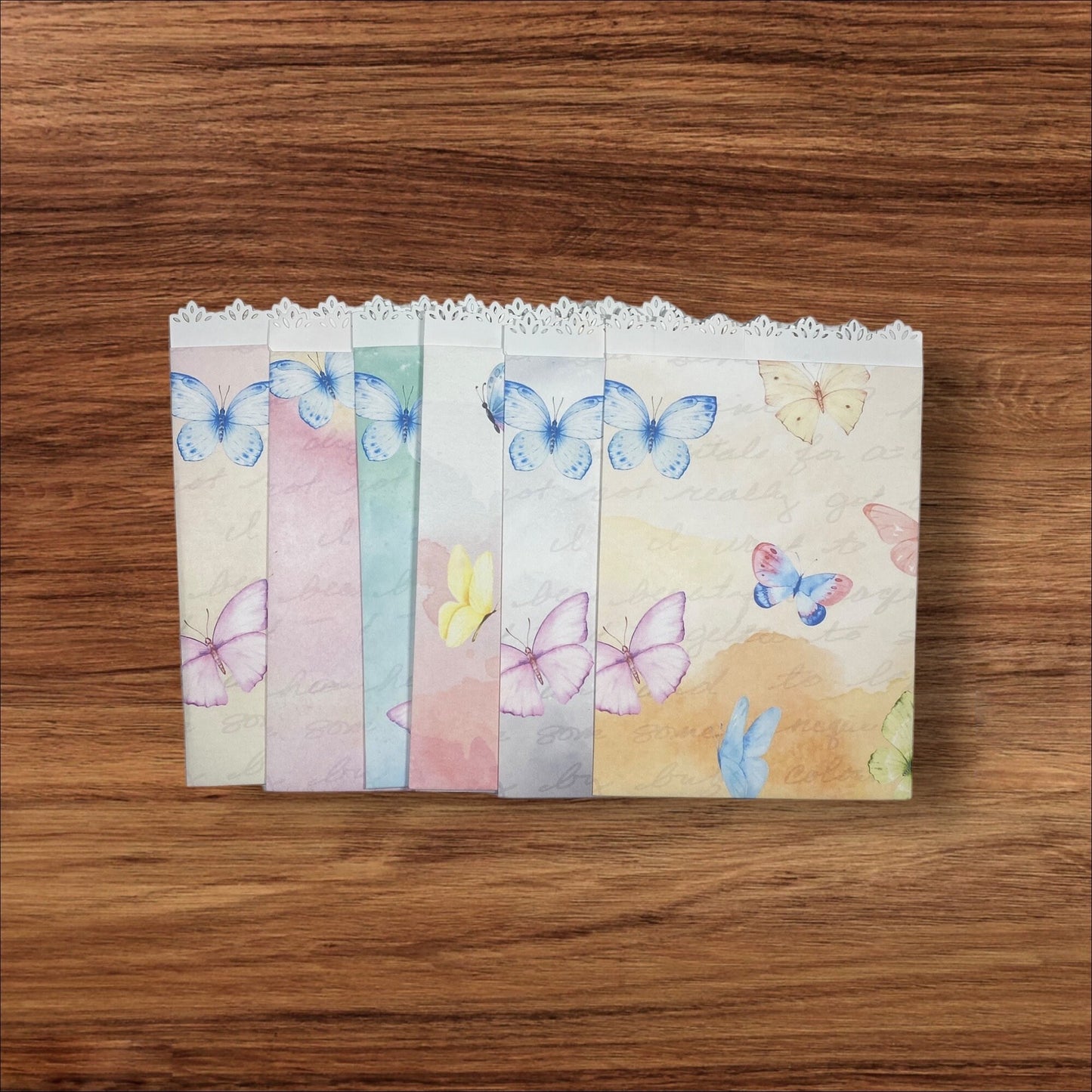 Handcrafted Flat Paper Bags | Junk Journal Supply | DIY Gift Wrapping Bags | Scrapbook Ephemera | Party Favor Bags