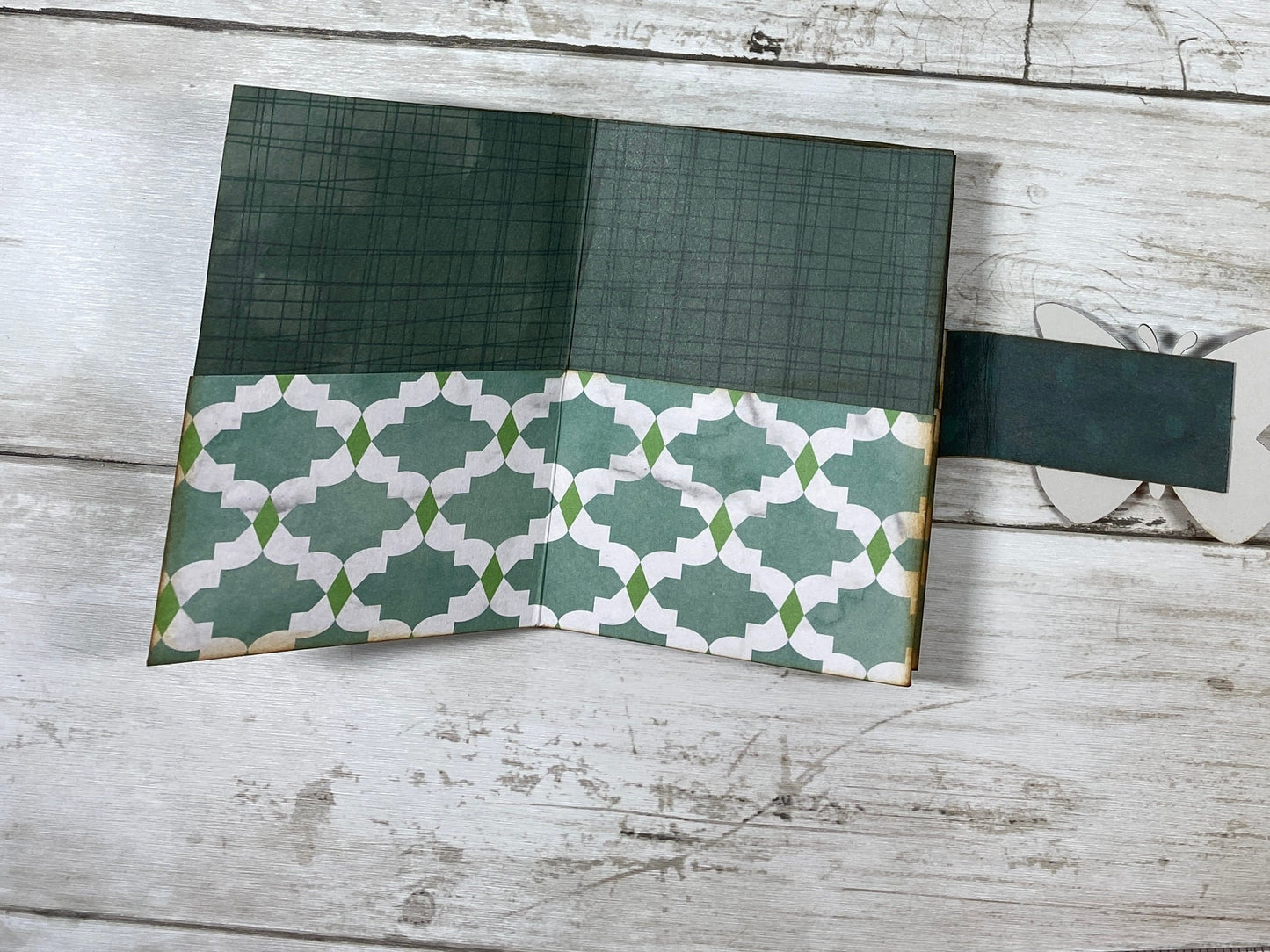 ATC Mini Album | Artist Trading Card Holder | Handmade Ephemera Organizer | Small Magnetic Closure Album | Mini Scrapbook Gift