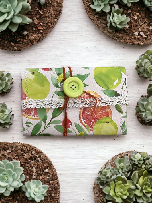 Coupon Accordion Organizer | Expandable Envelope Folder | Ephemera Holder & Filing System | Recipe Storage Book | Expanding Folder