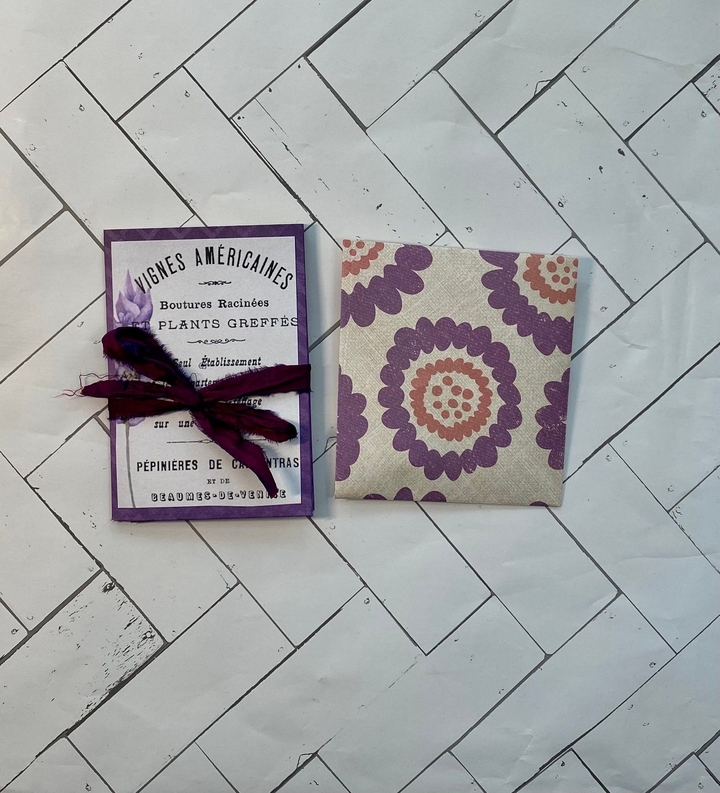 Artist Cards Notebook, ATC Book, Art Cards Editions and Originals, ACEO, Gift Card Holder, Tiny Arts, Folio,  Paper Wallet