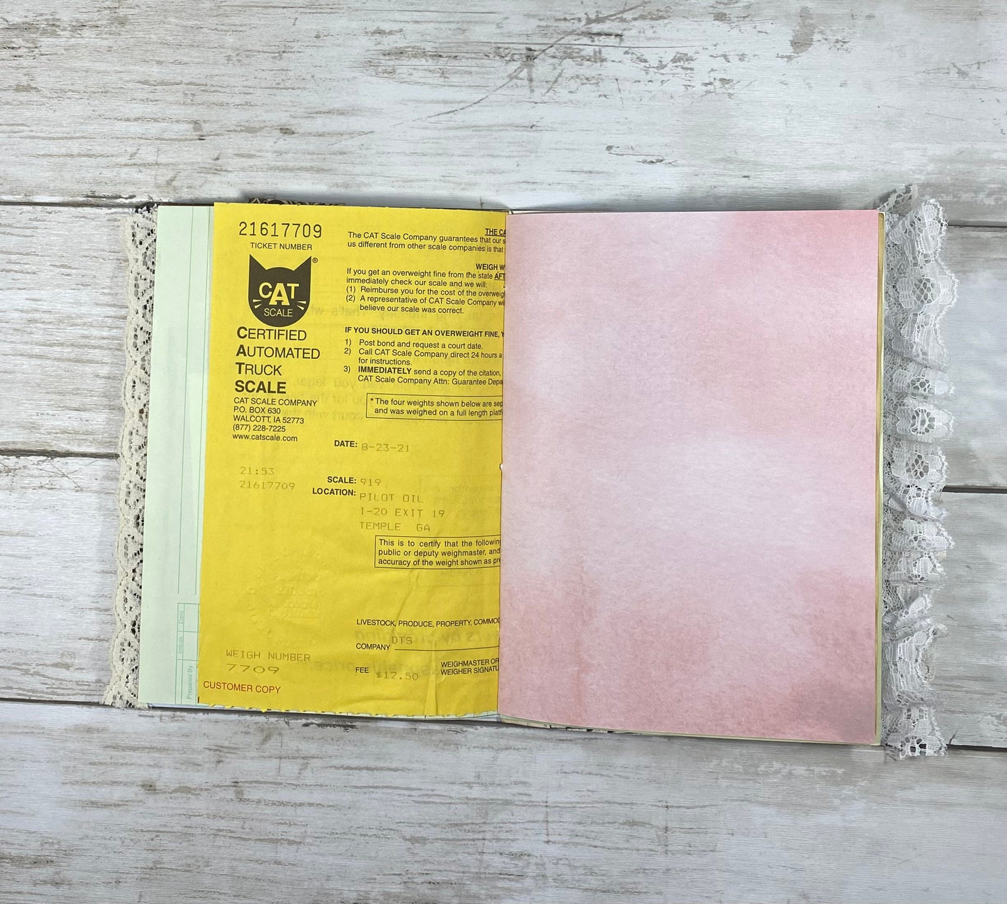 The Lord Will Guide You Always – Celestial Prayer Journal | Handmade Faith-Based Notebook | Healing Threads Encouragement Gift