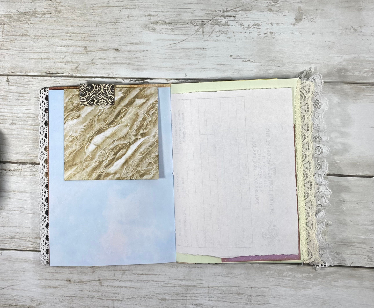 The Lord Will Guide You Always – Celestial Prayer Journal | Handmade Faith-Based Notebook | Healing Threads Encouragement Gift