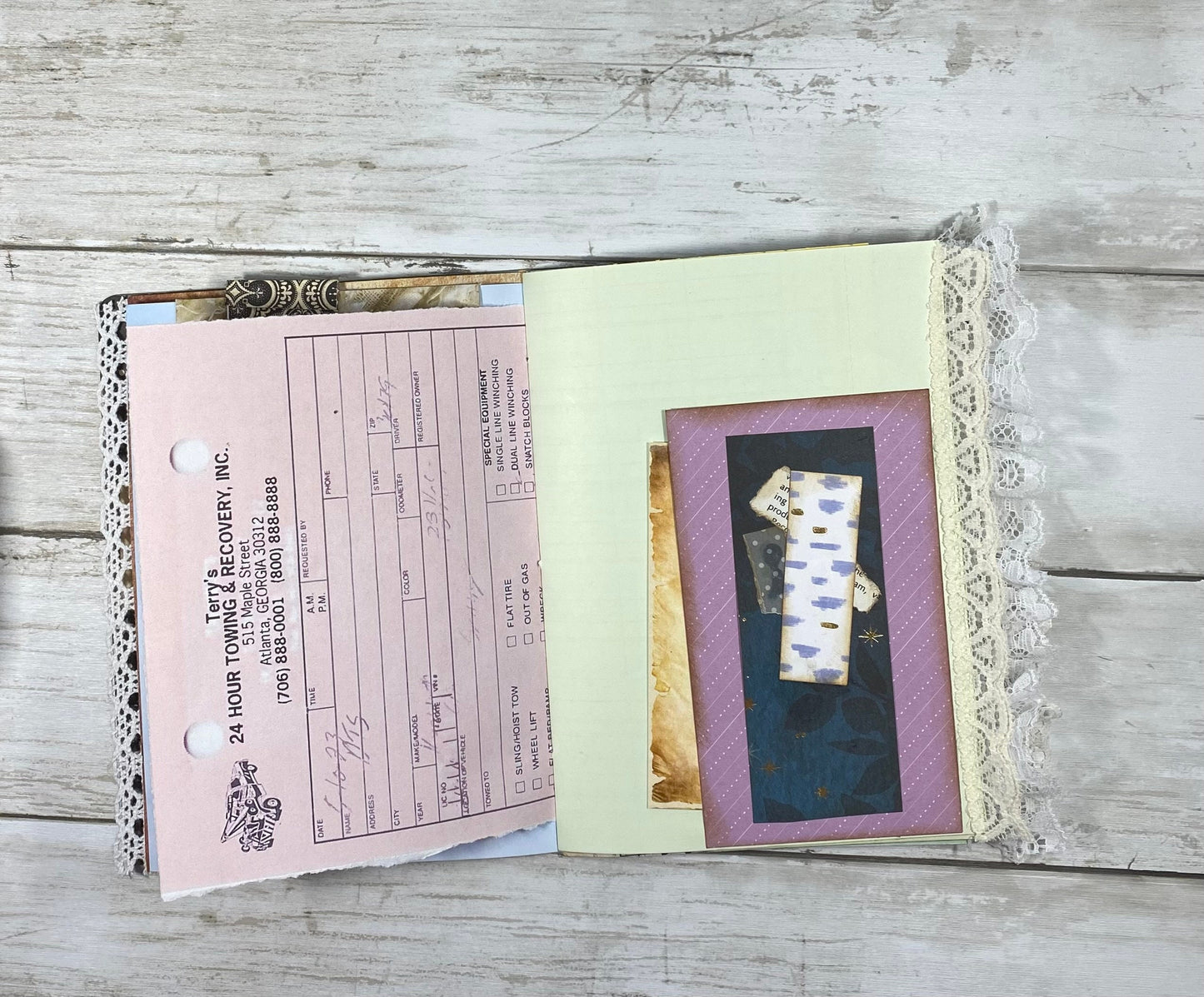 The Lord Will Guide You Always – Celestial Prayer Journal | Handmade Faith-Based Notebook | Healing Threads Encouragement Gift