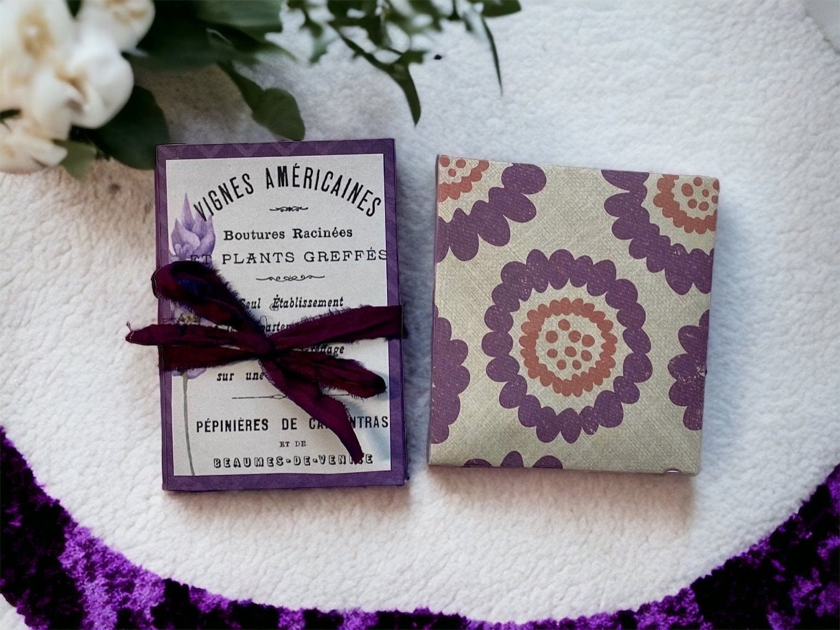 Artist Cards Notebook, ATC Book, Art Cards Editions and Originals, ACEO, Gift Card Holder, Tiny Arts, Folio,  Paper Wallet