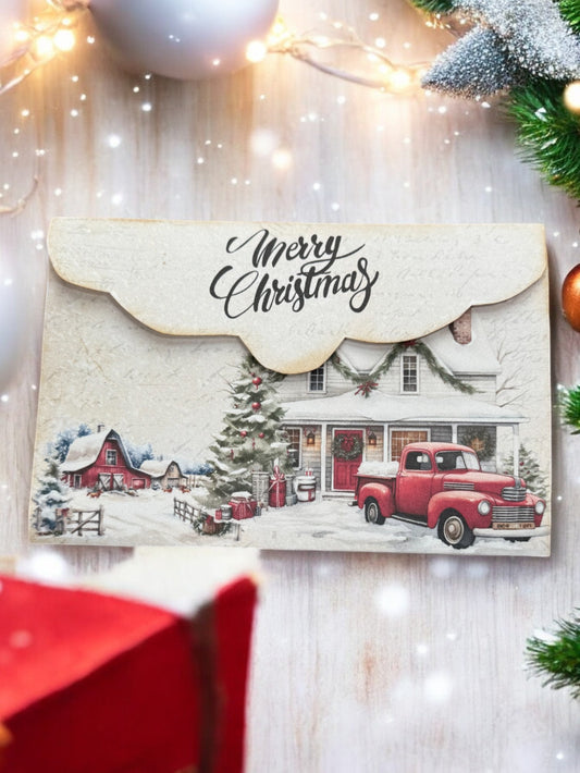 Rustic Christmas On The Farm Folio, Vintage Farmhouse Junk Journal, Rustic Barn Pages, Cozy Farm Animals, Homespun Theme