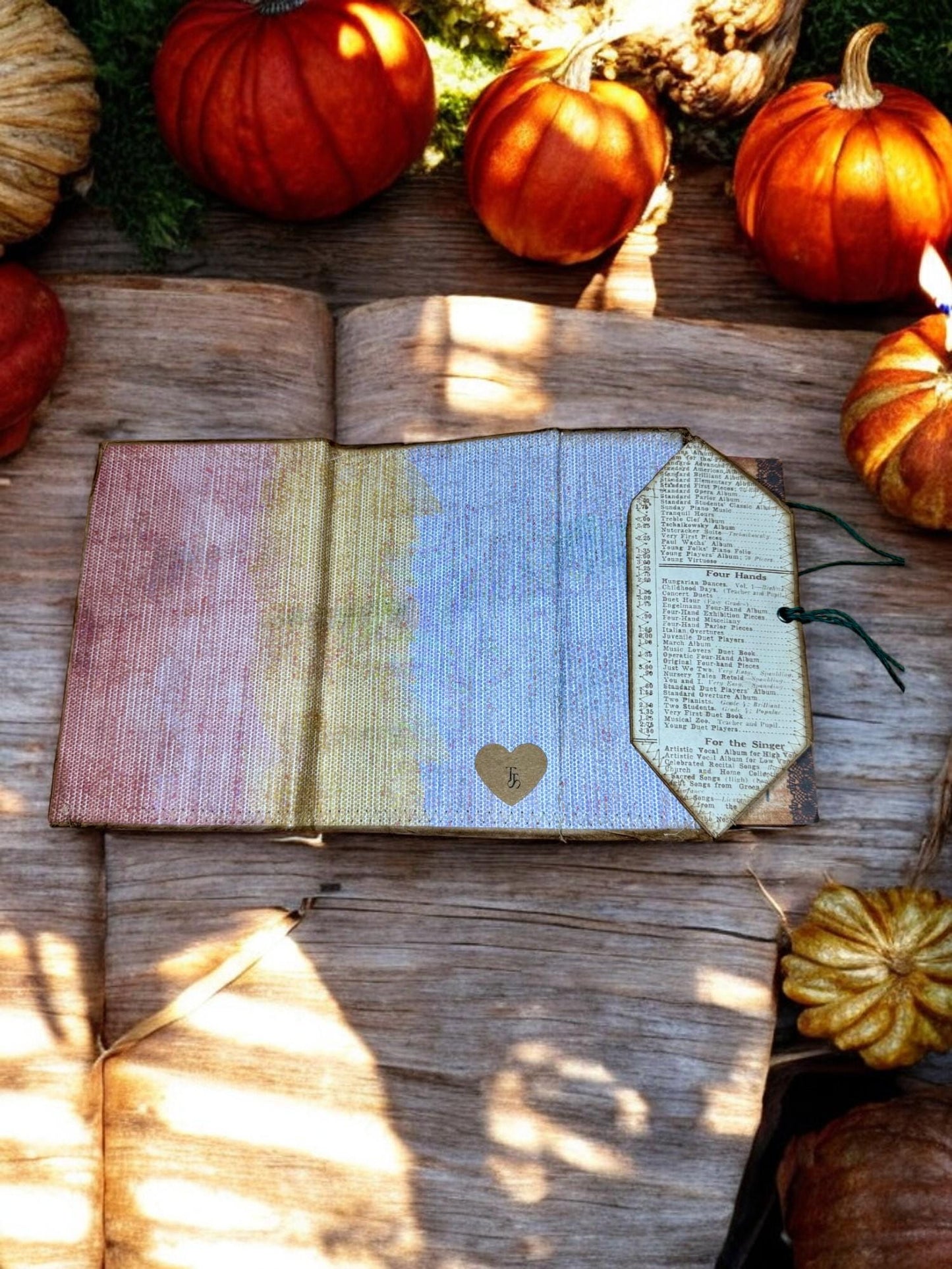 Halloween Witches Junk Journal • Black Witch Notebook • Coffee-Dyed Pages • Grungy Spellbook • Handmade Mystical Art Diary