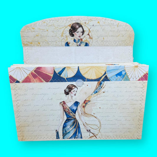 Expandable Accordion File Folder – 11-Pocket Organizer, Document & Receipt Storage, Junk Journal Art Supply Holder