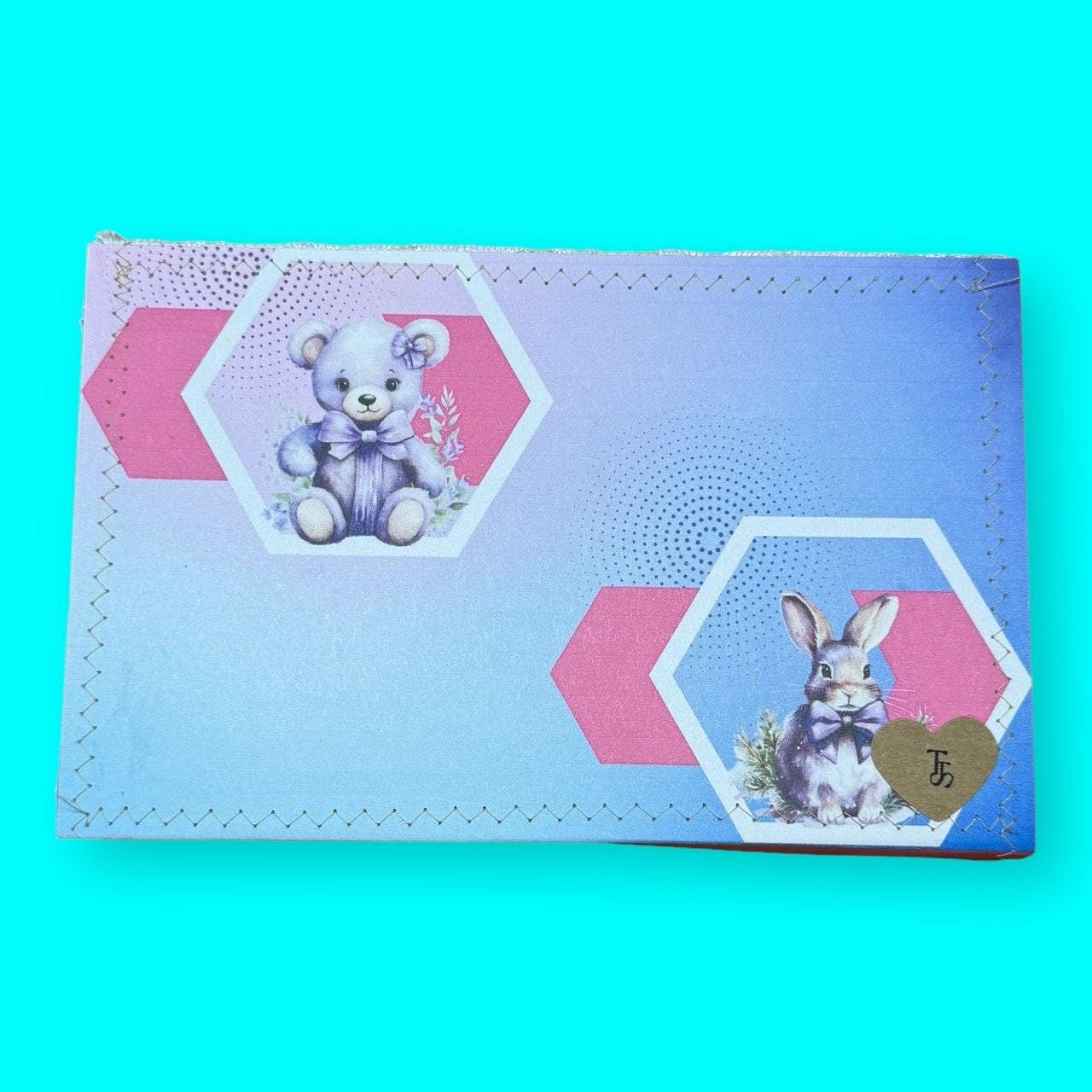 Pastel Christmas Accordion File Organizer – Handmade Expandable Ephemera Folder – Junk Journal Storage