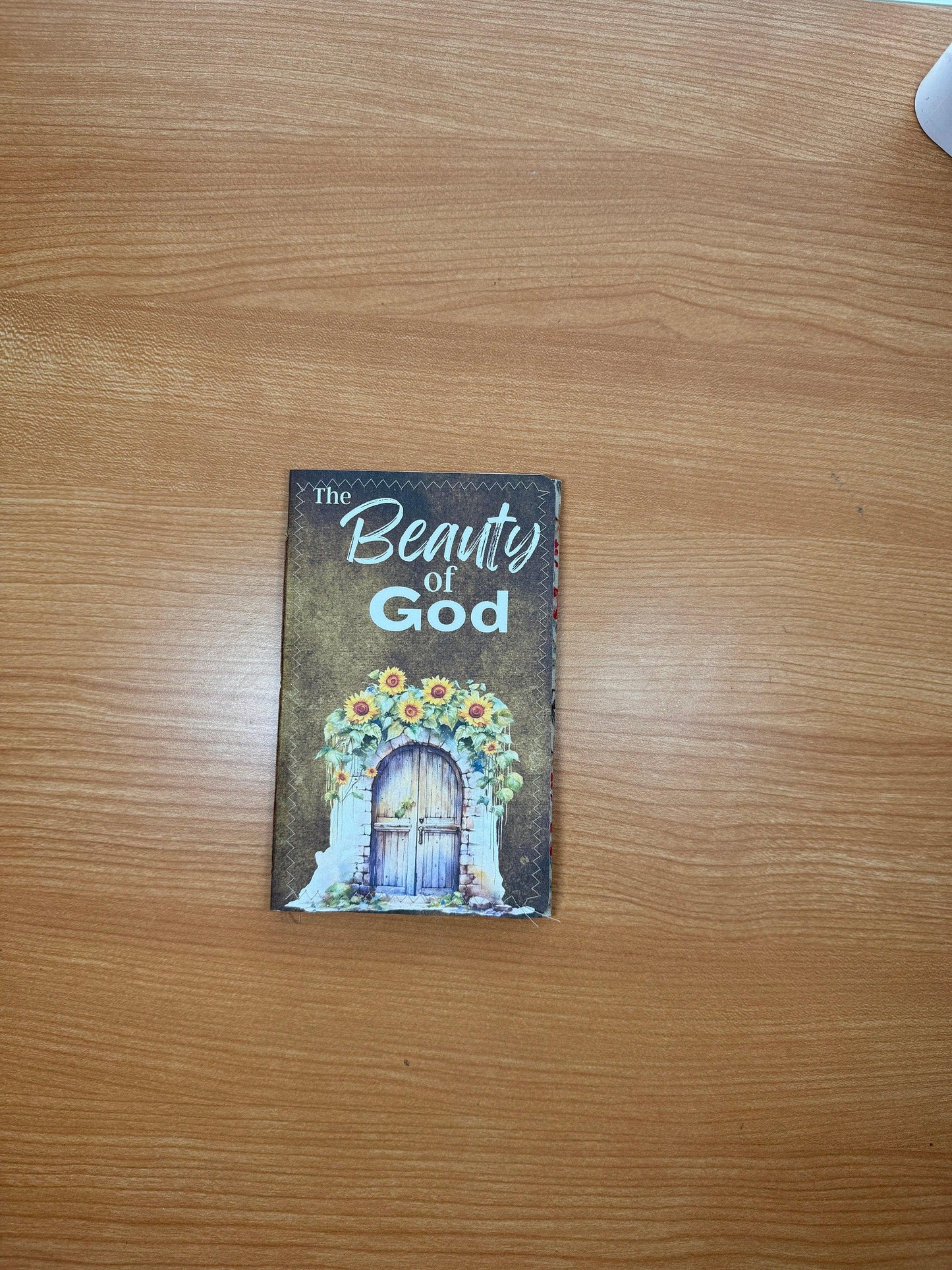 The Beauty of God and Sunflowers Folio – Faith-Based Prayer Journal & Ephemera Organizer