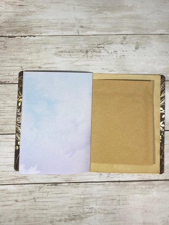 Handmade Rose Junk Journal: Floral Scrapbook, B6 Planner Insert