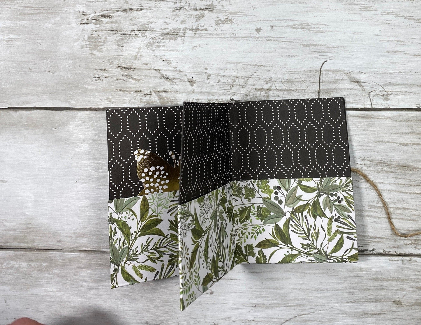 Halloween ATC Folio – Handmade Mini Ephemera Keeper, Artist Trading Card Album, Vintage-Inspired ATC Storage