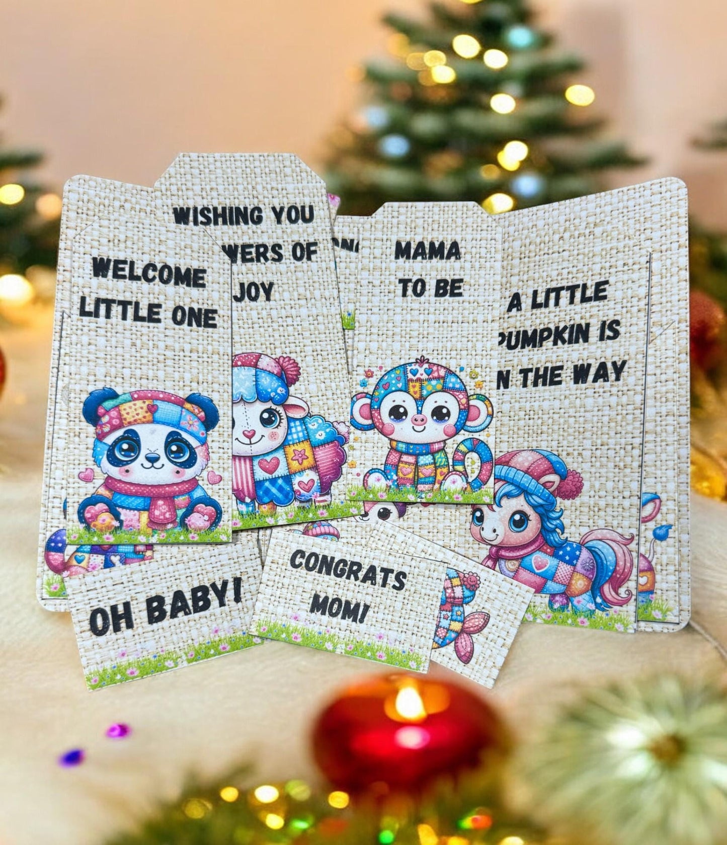 Vintage Baby Keepsake Junk Journal – Handmade Memory Book for Baby – Softcover with Pockets & Ephemera