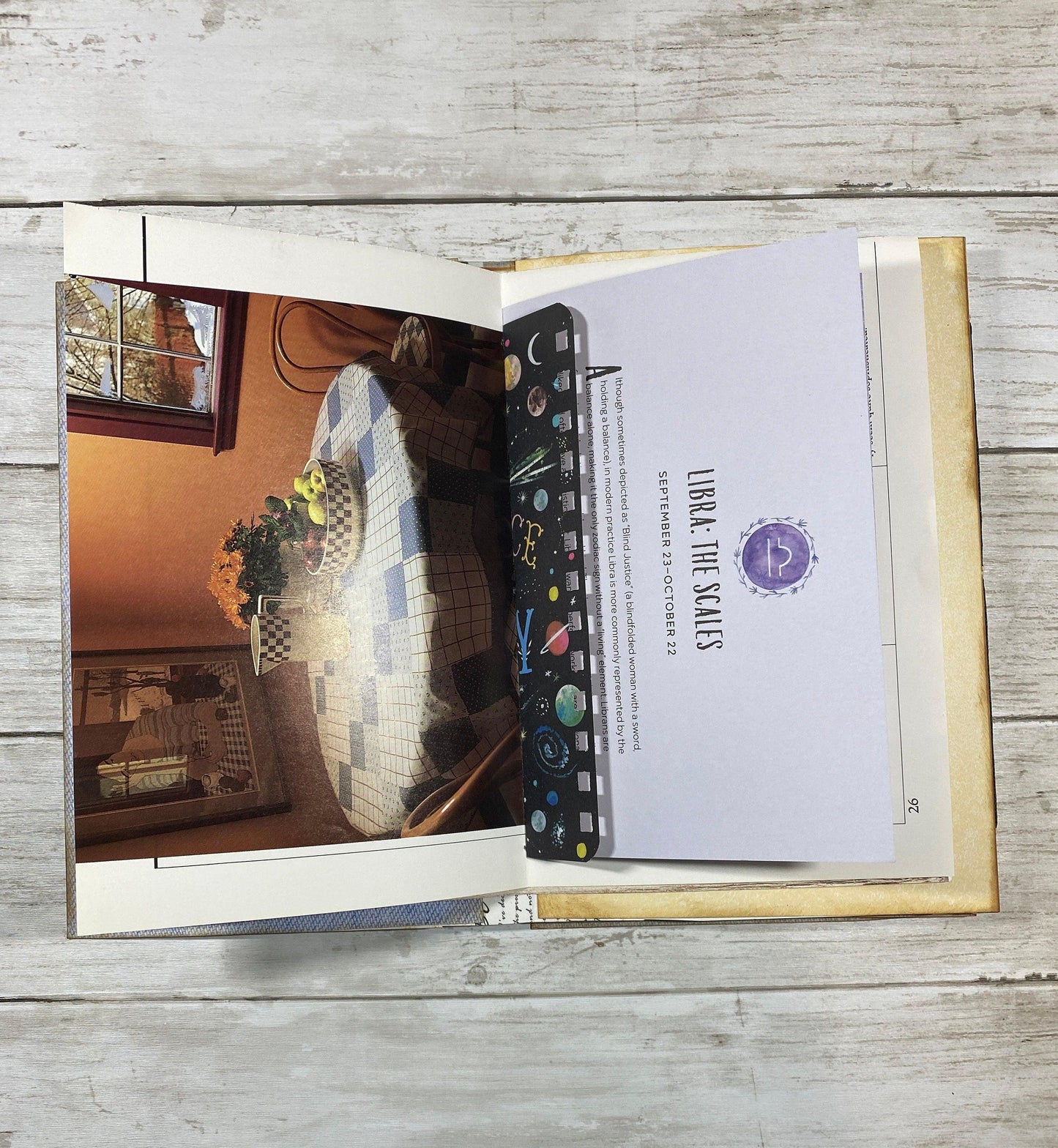 Butterfly Girl Flip‑Flop Journal – Handmade Sketchbook with Pockets