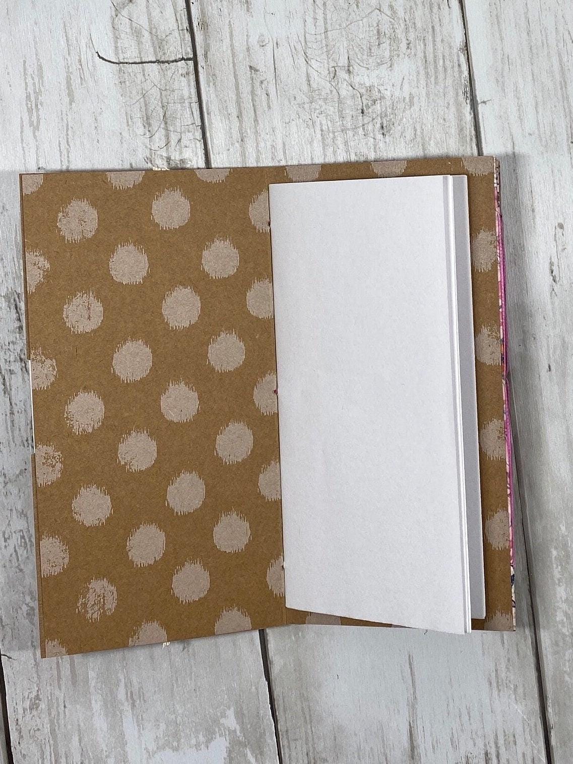 Whimsical Forest Fairy Folio – Dream Edition | Handmade Junk Journal Insert with Pockets & Lace | Autumn Fairy Ephemera Folder