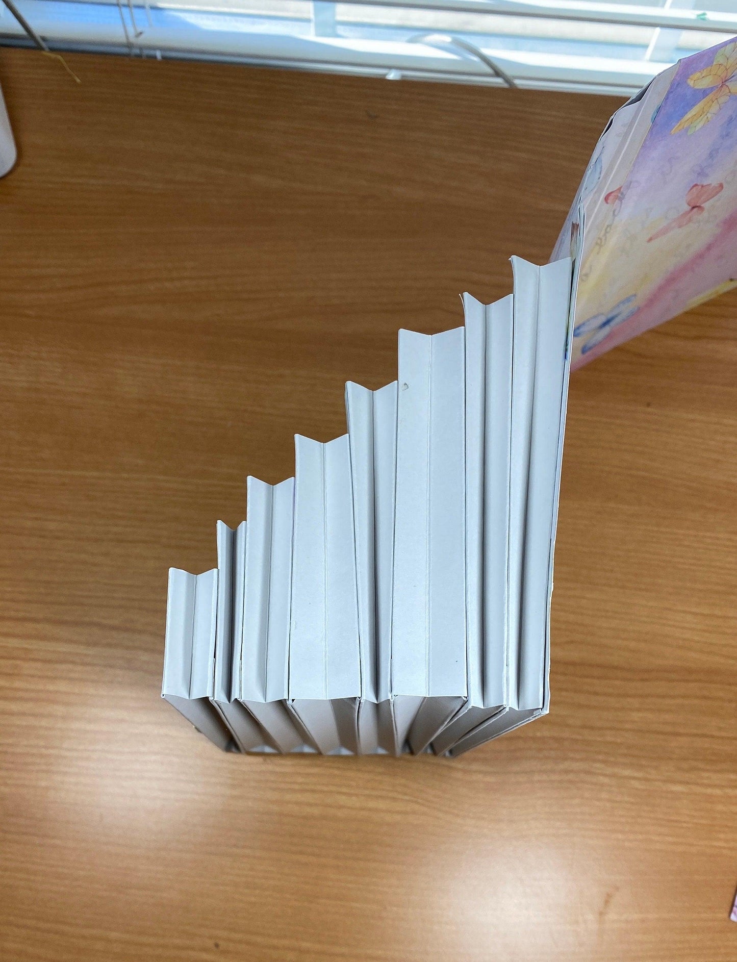 Butterfly Accordion Organizer: Ephemera File Folder with 8 Pockets