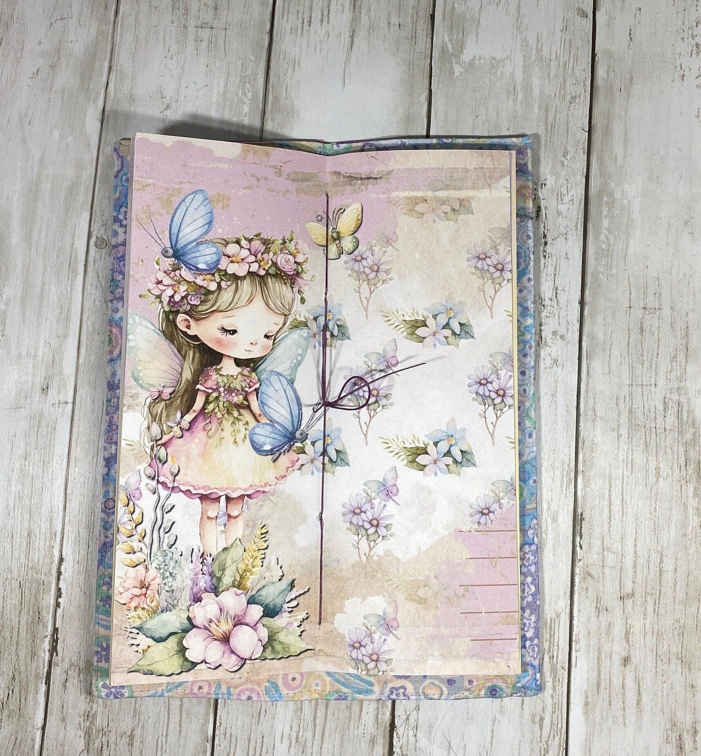 Whispers of Wings – Magical Series No. 3, Tall Fairy Journal + Certificate (OOAK)