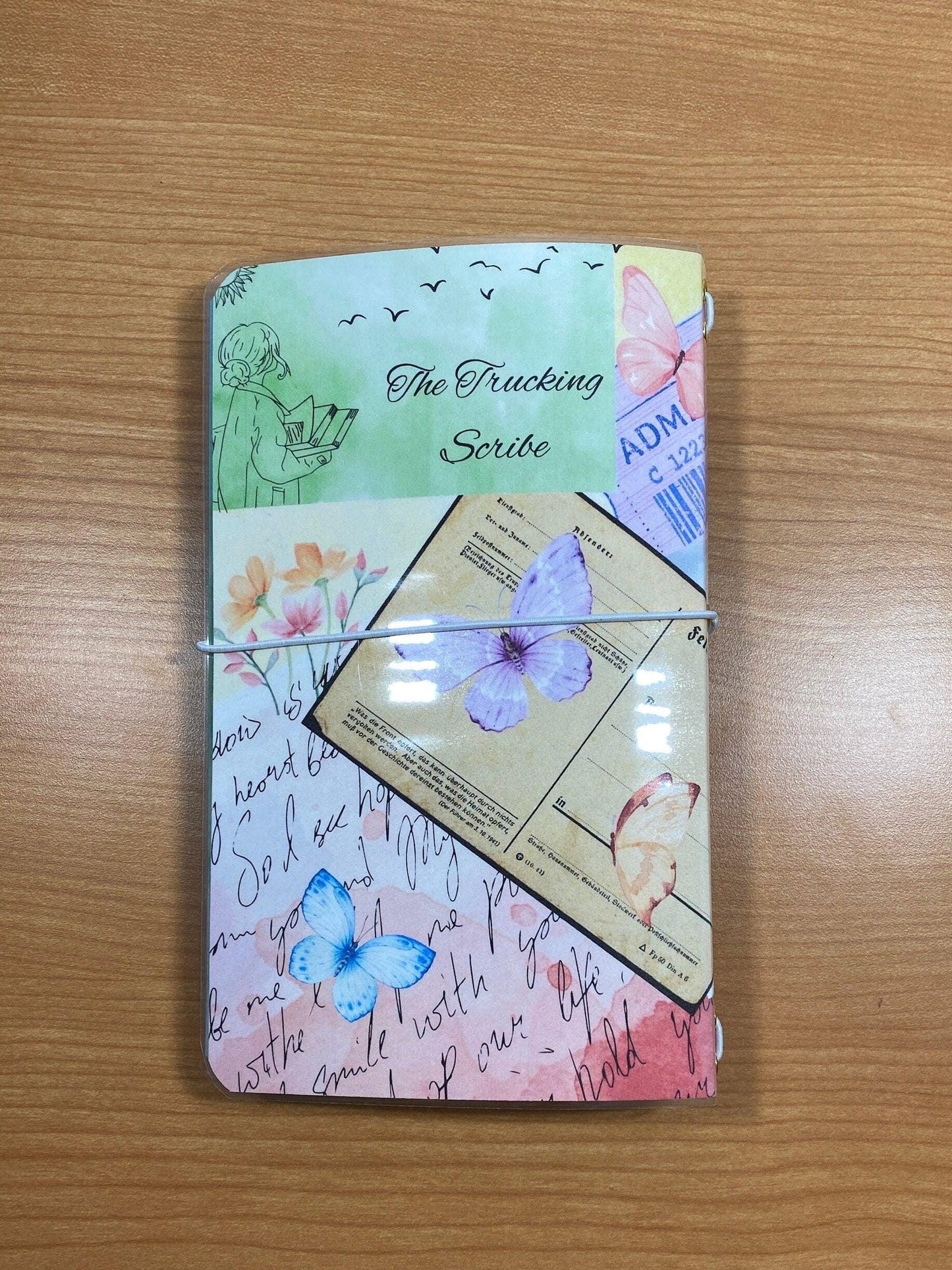 Butterflies & Dragonflies Laminated Traveler's Notebook Cover