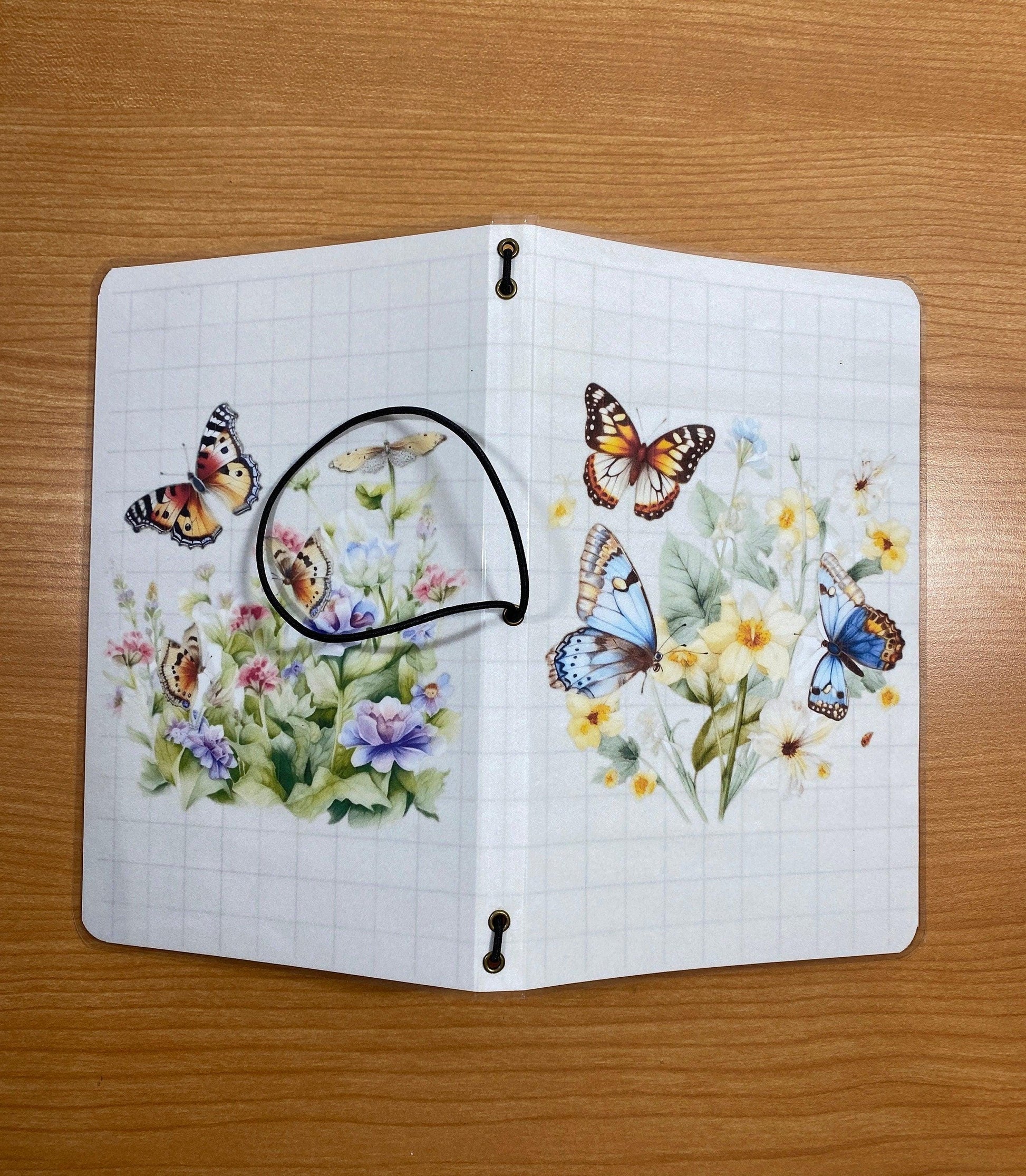 Mothers Day Travelers Notebook Cover Laminated Book Cover Junk Journal Grandmother Gardening Togetherness Gift for Her