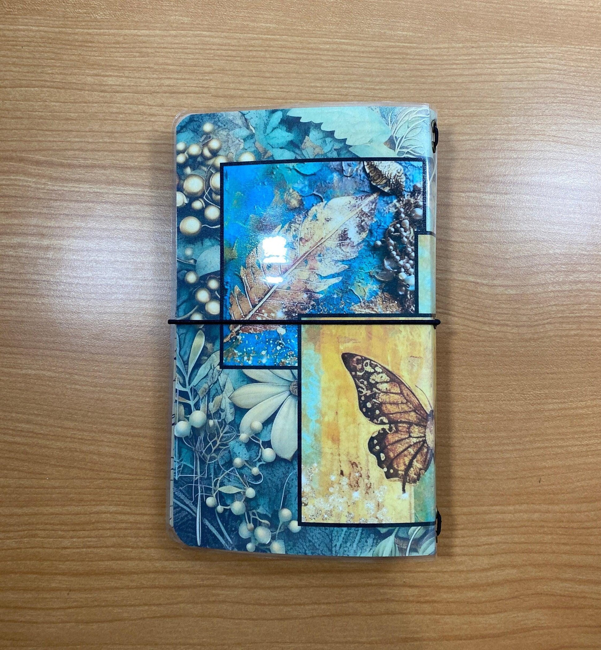 Fairies Fae and Butterfly laminated Travelers Notebook-style cover! This cover is sure to impress and would make an excellent way to show your appreciation to someone special. Midori Book Junk Journal
