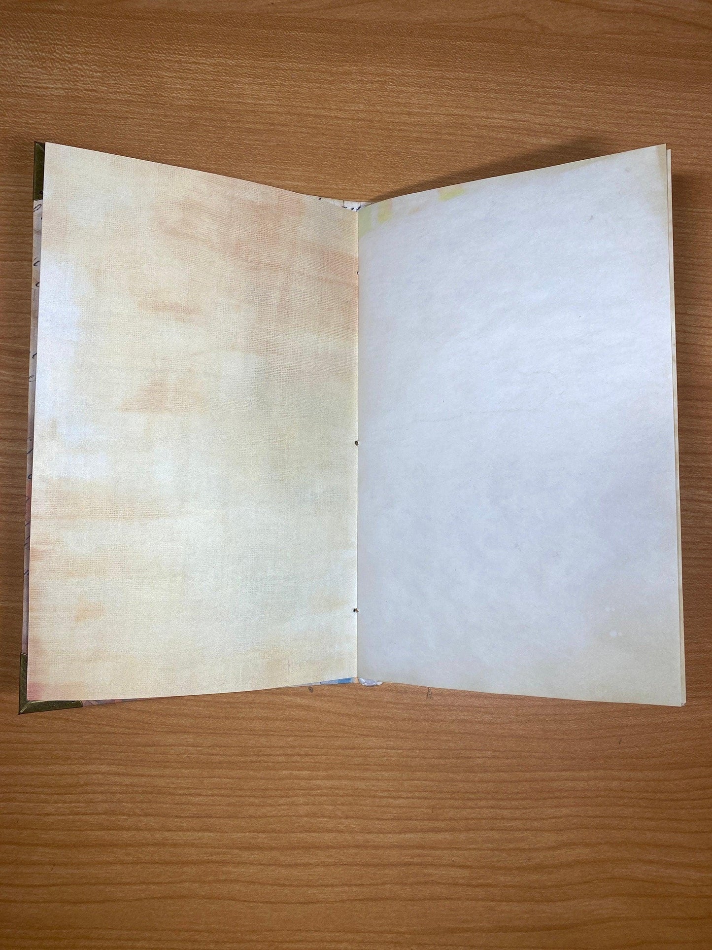 Forest Fairy Junk Journal Folio – Handmade Teal Fantasy Grimoire, Nature-Inspired Art Diary, Fairy Keepsake Gift