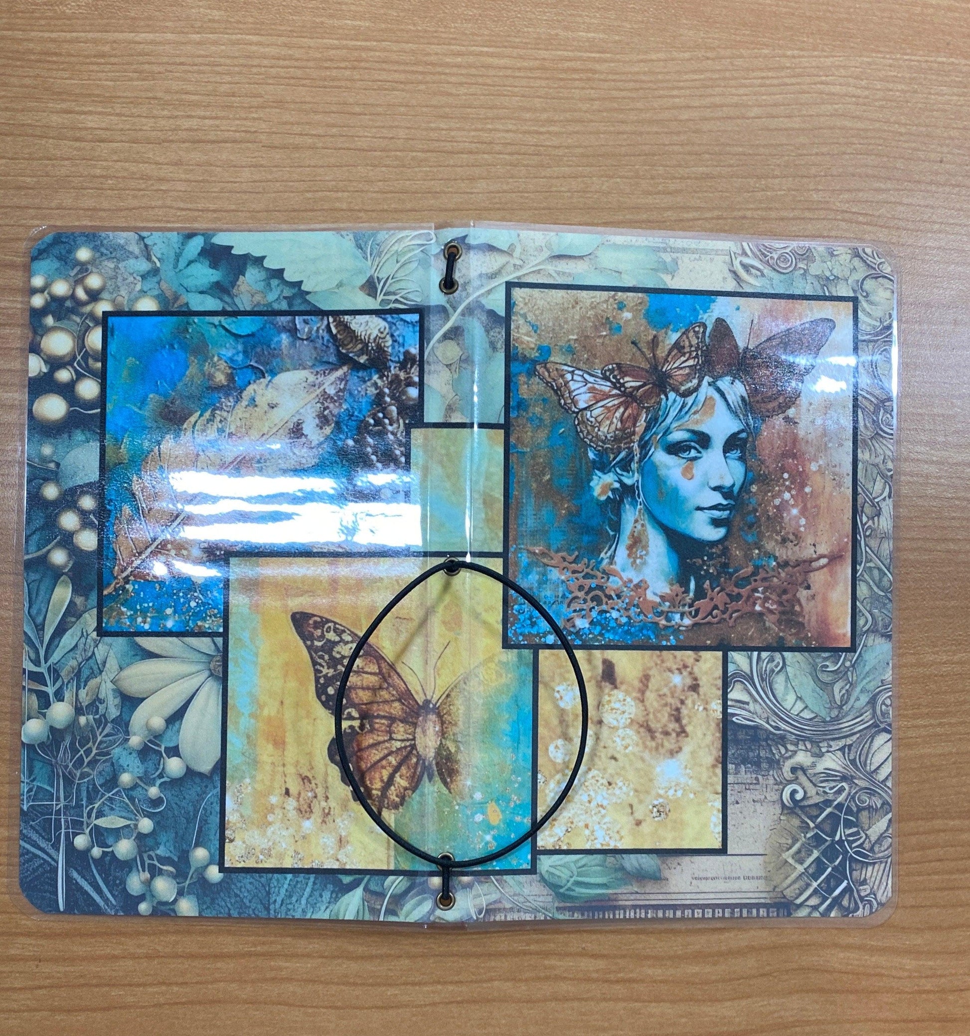 Fairies Fae and Butterfly laminated Travelers Notebook-style cover! This cover is sure to impress and would make an excellent way to show your appreciation to someone special. Midori Book Junk Journal