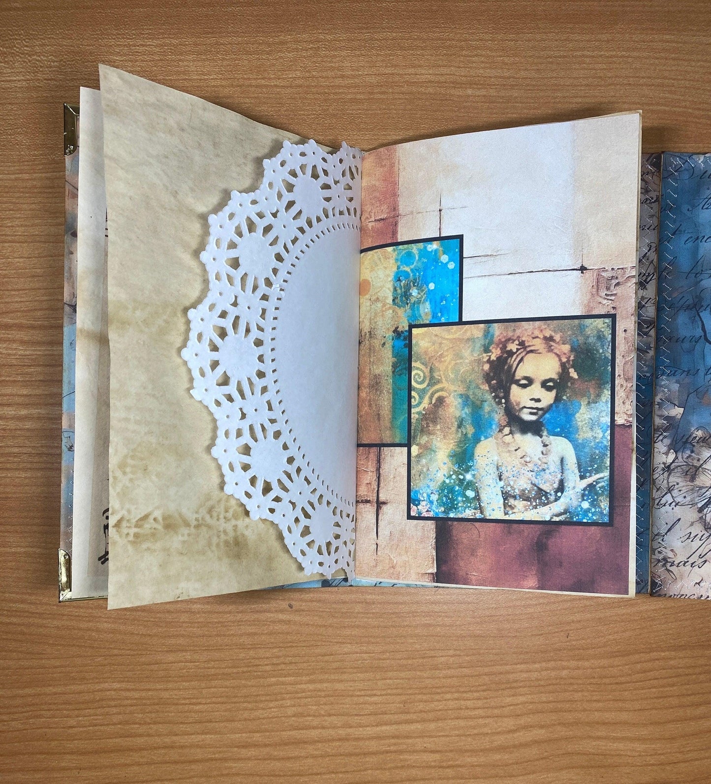 Forest Fairy Junk Journal | Handmade Art Journal | Vintage Style Journal | Nature Theme Journal | Fairy Tale Journal