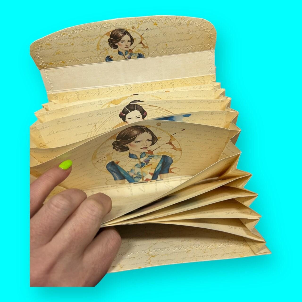 Expandable Accordion File Folder – 11-Pocket Organizer, Document & Receipt Storage, Junk Journal Art Supply Holder