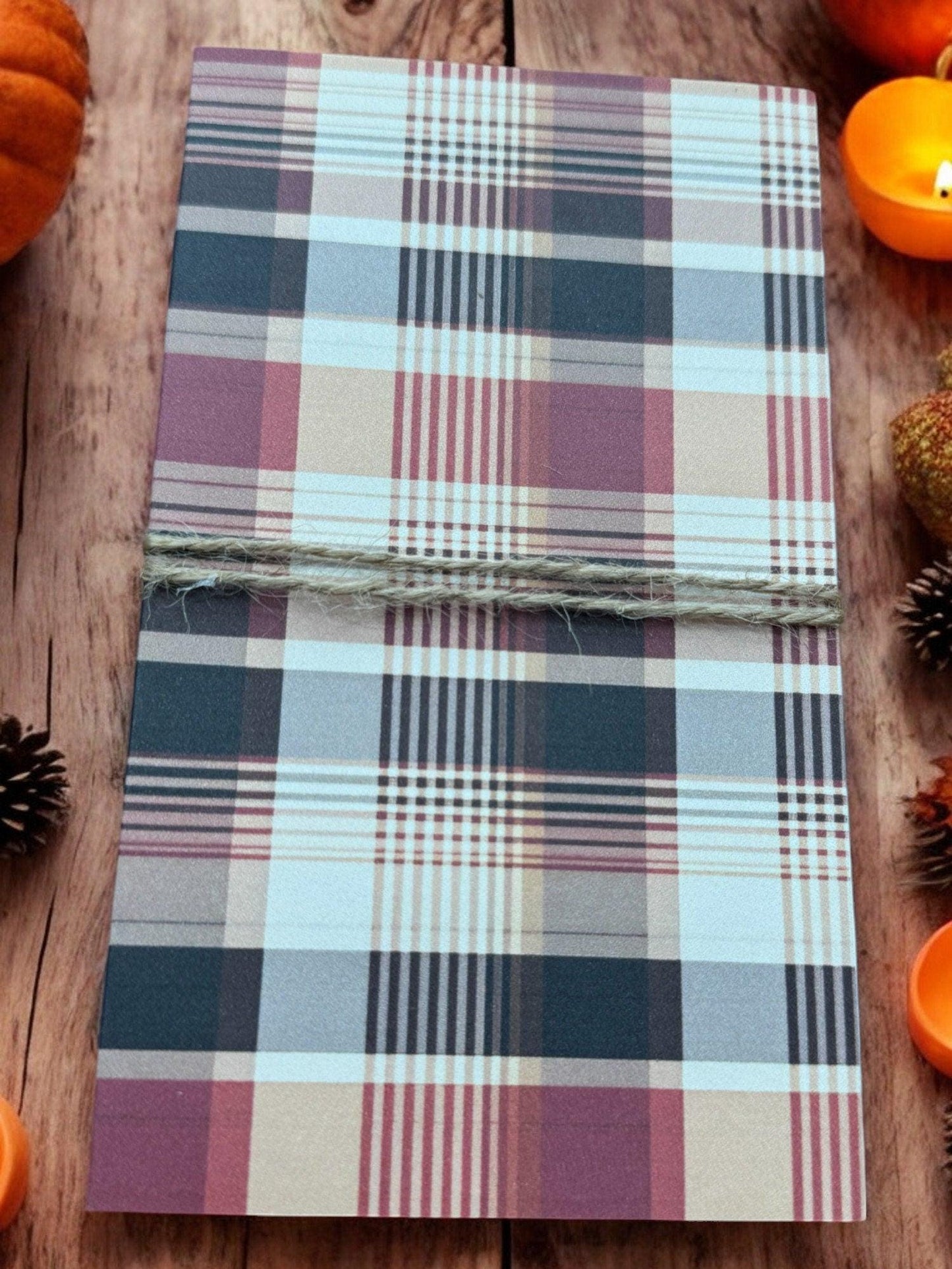 FallBasics Autumn Folio – Cozy Fall Junk Journal Insert | Hearthside Edition Handmade Envelope | Pumpkin Boots Ephemera Folder