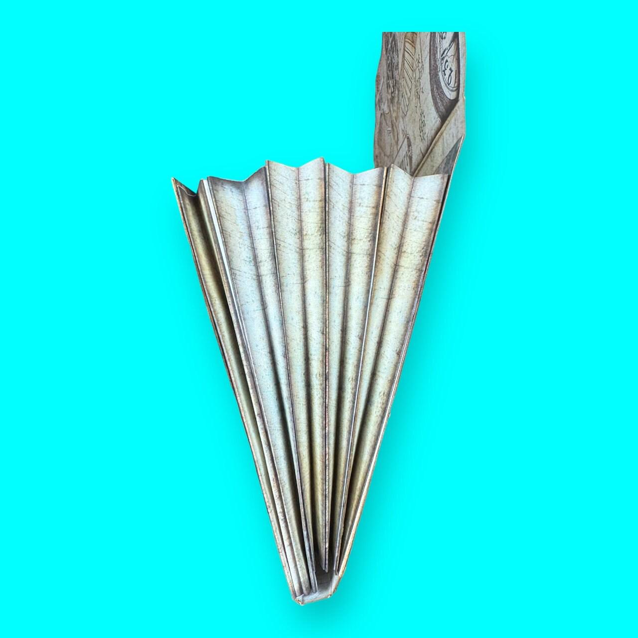 Steampunk Accordion File Folder – Junk Journal Organizer with Pockets – Vintage Ephemera Storage for Journaling or Collage Art