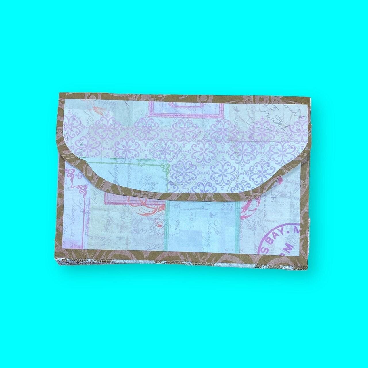 Pink Accordion File Organizer – 9-Pocket Expandable Folder, Ephemera & Receipt Storage, Junk Journal Supply Holder