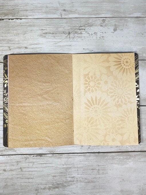 Handmade Rose Junk Journal: Floral Scrapbook, B6 Planner Insert