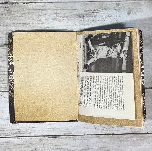 Handmade Rose Junk Journal: Floral Scrapbook, B6 Planner Insert