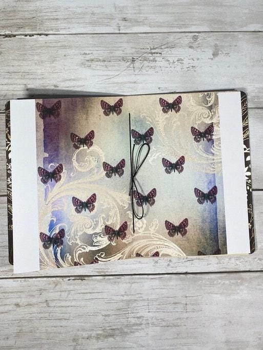 Handmade Rose Junk Journal: Floral Scrapbook, B6 Planner Insert