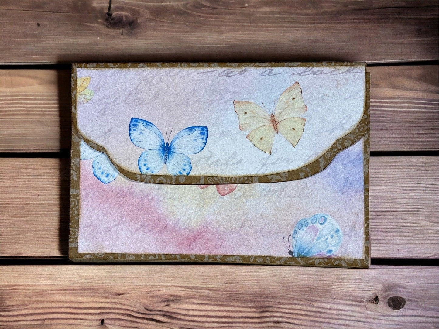 Butterfly Blessings Accordion File Folder – Healing Threads Handmade Organizer | Encouragement & Renewal Gift | Faith-Based Journal Storage