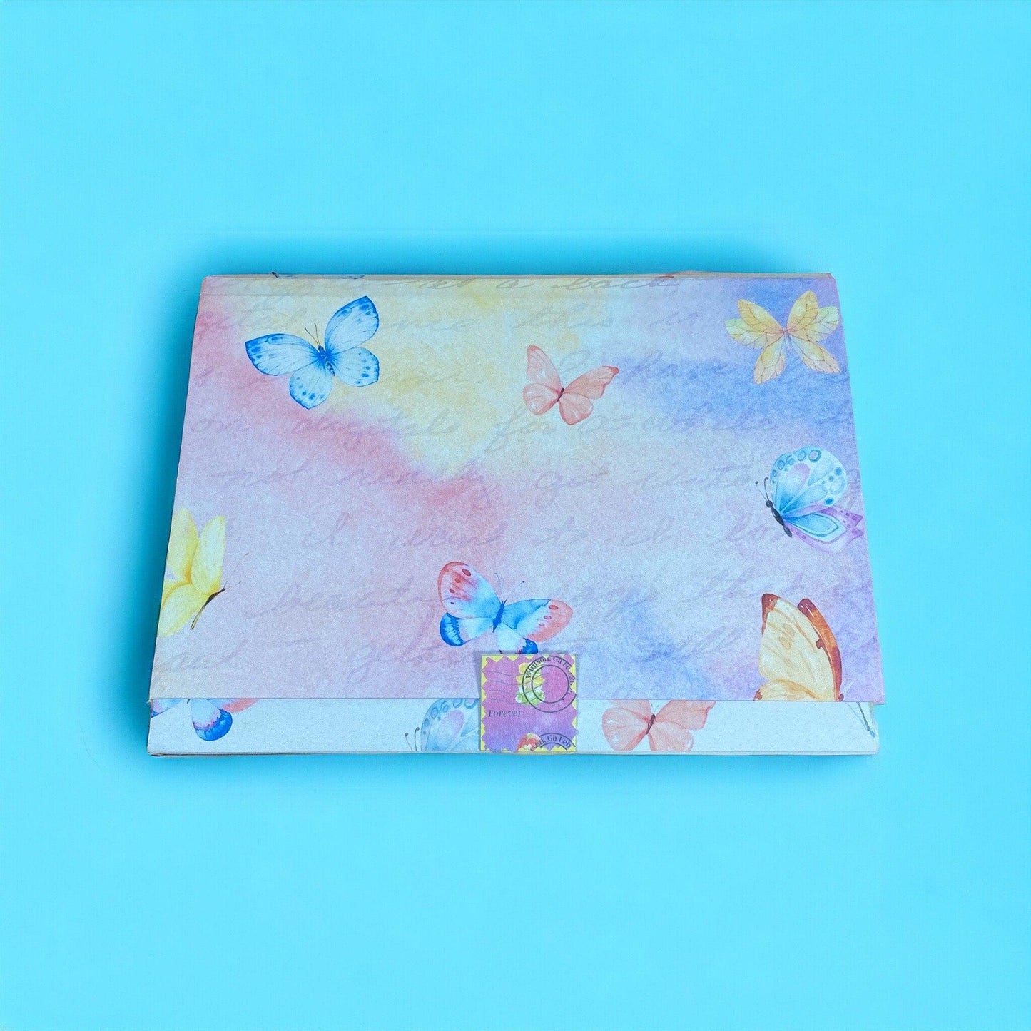 Butterfly Accordion Organizer: Ephemera File Folder with 8 Pockets