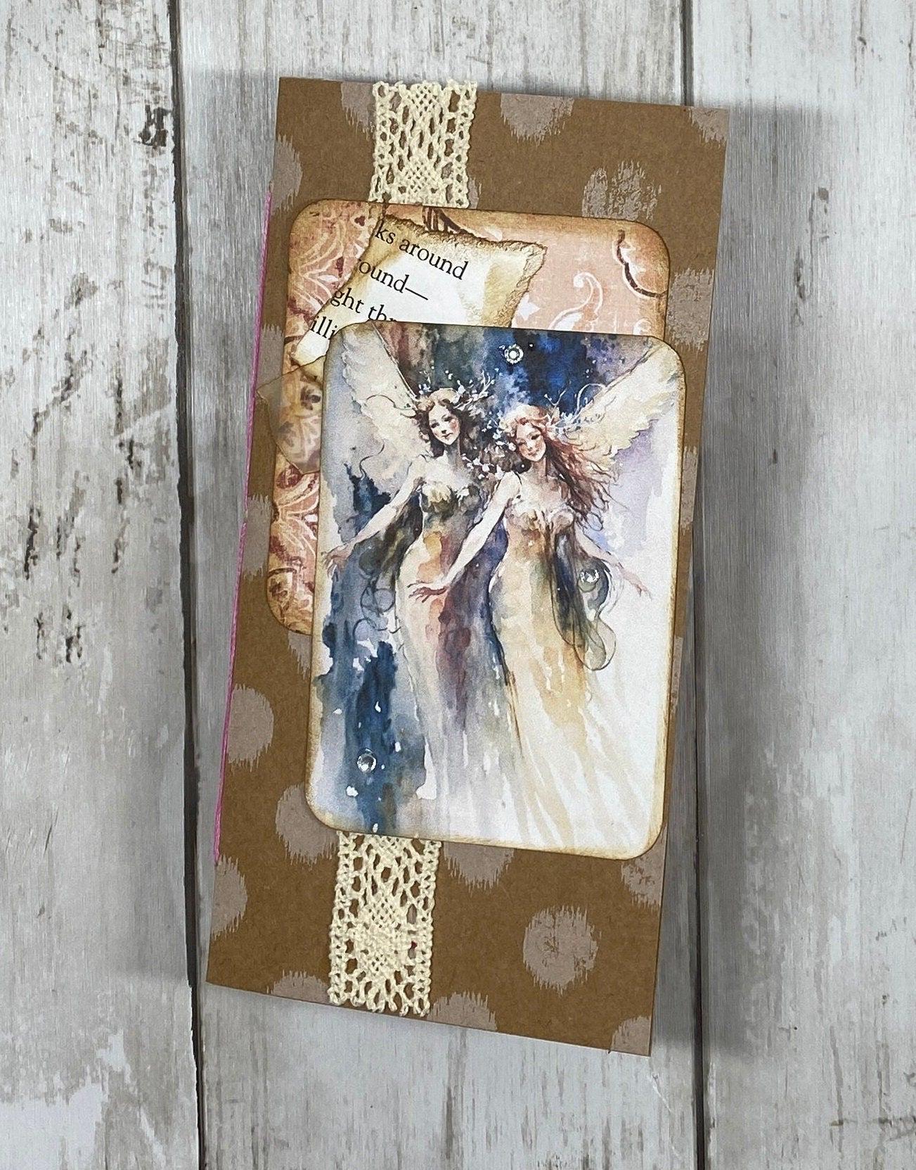 Enchanted Fairy Folio – Bloom Edition | Whimsical Forest Handmade Junk Journal Folder | Dreamy Ephemera Pocket