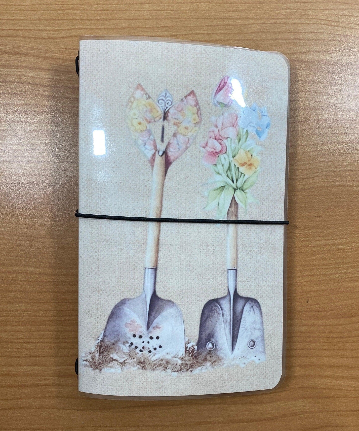 Mother&#39;s Day Travelers Notebook Cover Laminated Book Cover Junk Journal Grandmother Gardening Togetherness Gift for Her