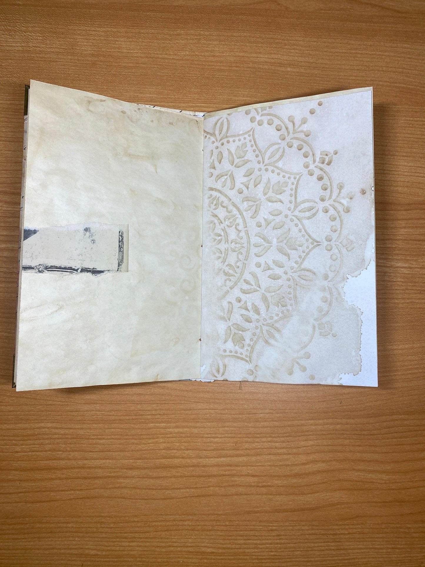 Forest Fairy Junk Journal Folio – Handmade Teal Fantasy Grimoire, Nature-Inspired Art Diary, Fairy Keepsake Gift