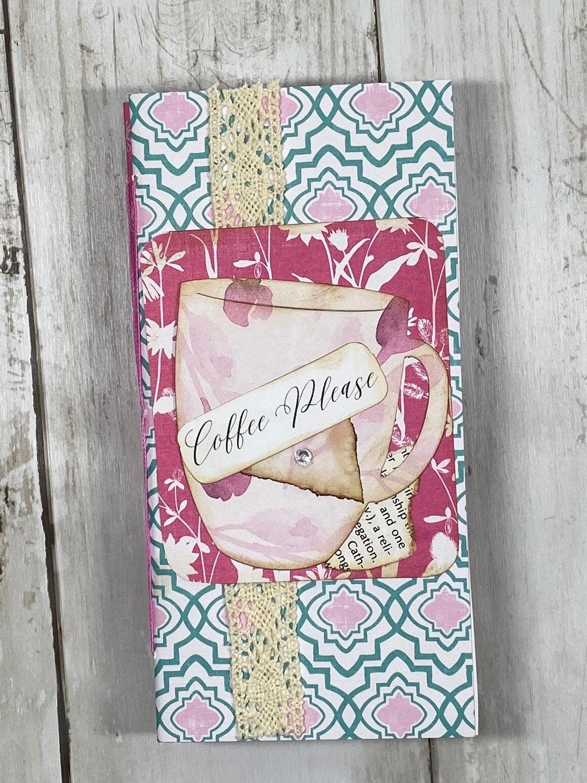 Cottage Garden Butterfly Folio – Spring Bloom Edition Handmade Junk Journal Insert with Pockets | Floral Ephemera Folder