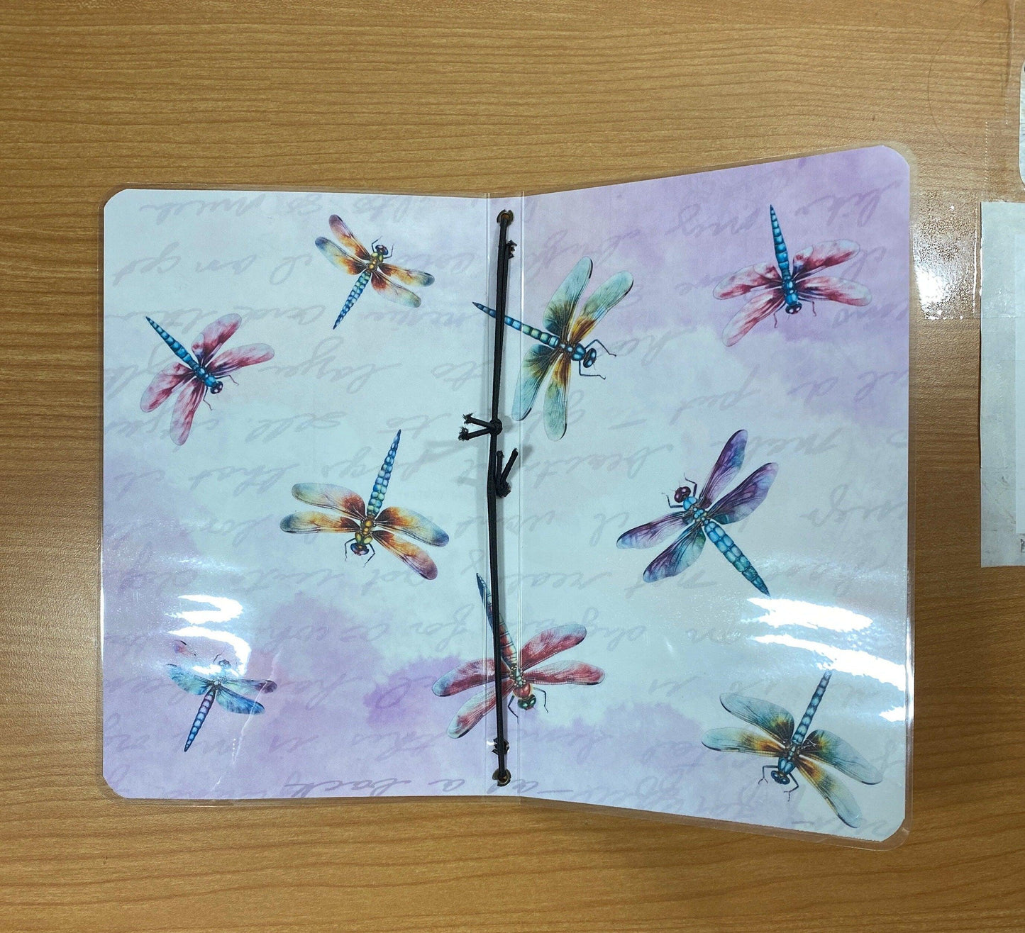 Collaged Travelers Notebook Laminated Cover