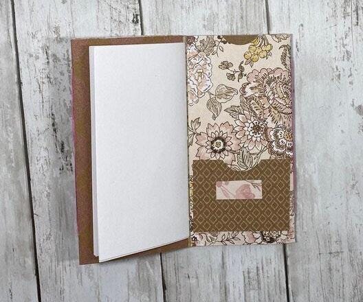 Whimsical Forest Fairy Folio – Moonveil Edition | Handmade Junk Journal Insert with Pockets & Lace | Ethereal Fantasy Stationery