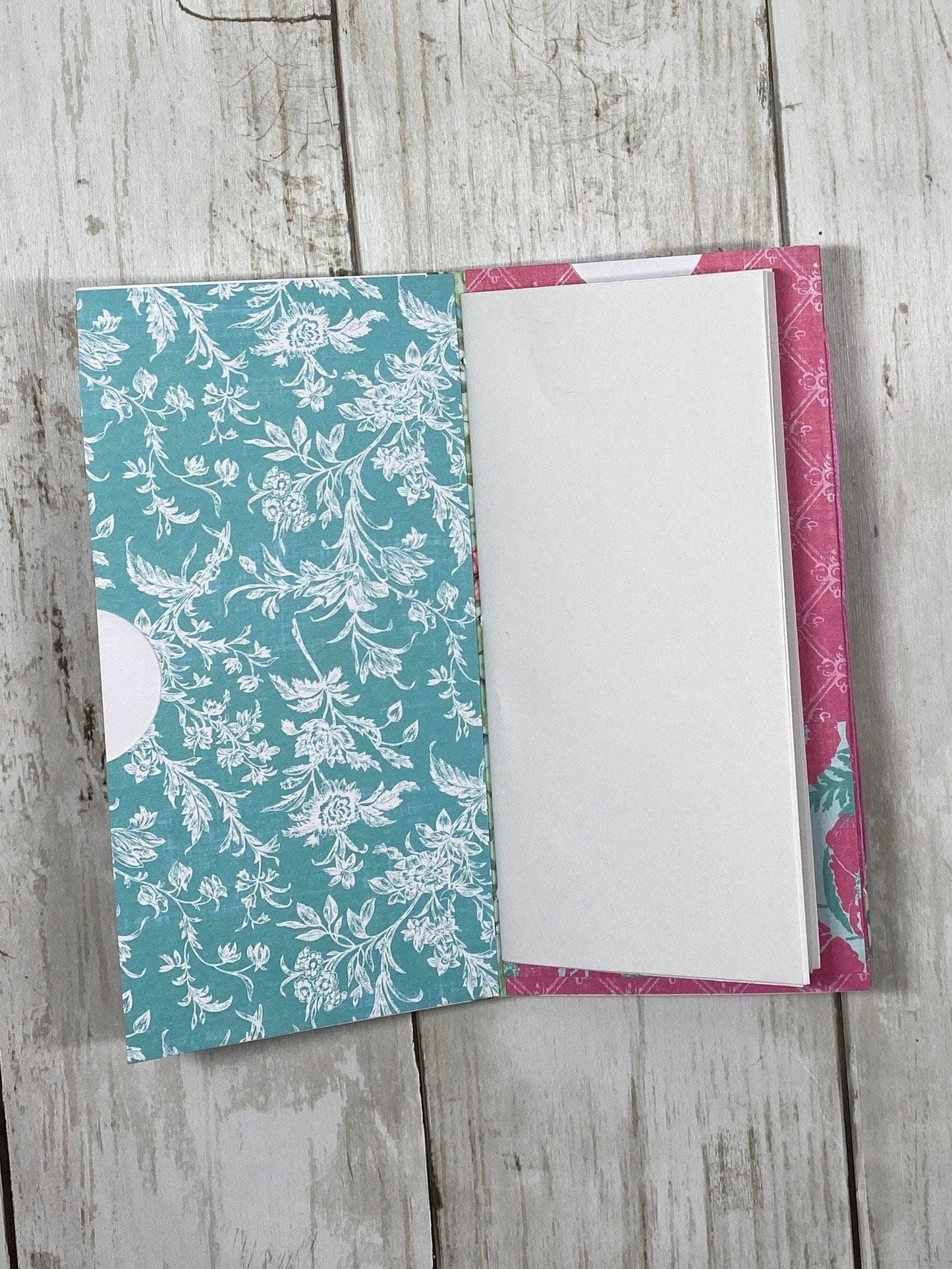 Cottage Garden Butterfly Folio – Spring Bloom Edition Handmade Junk Journal Insert with Pockets | Floral Ephemera Folder