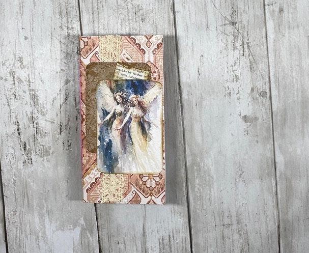 Whimsical Forest Fairy Folio – Moonveil Edition | Handmade Junk Journal Insert with Pockets & Lace | Ethereal Fantasy Stationery