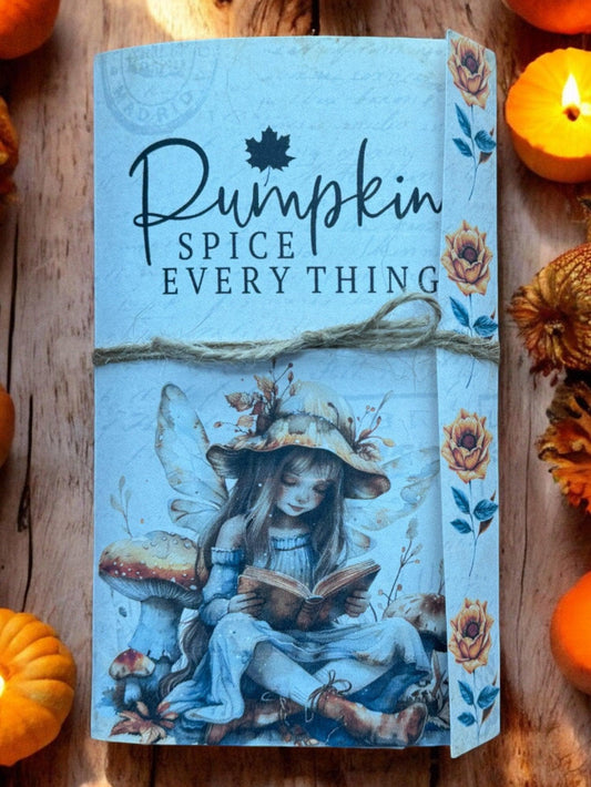 Autumn Fairy Folio Gift Card Holder – Tea Bag Envelope & Ephemera Folder for Junk Journals  Cozy Gifting