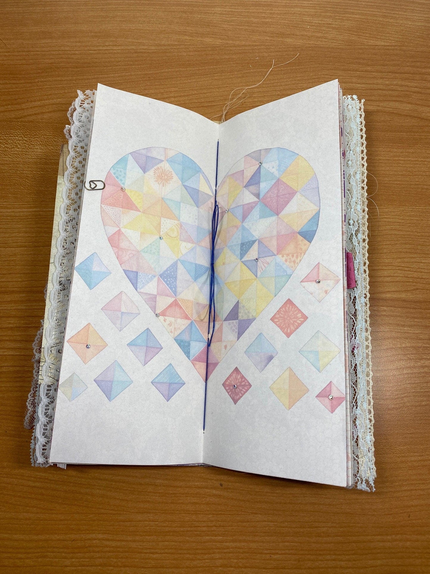 Mother’s Day Junk Journal – Floral Forest Keepsake for Mom | Anniversary Memory Scrapbook Gift