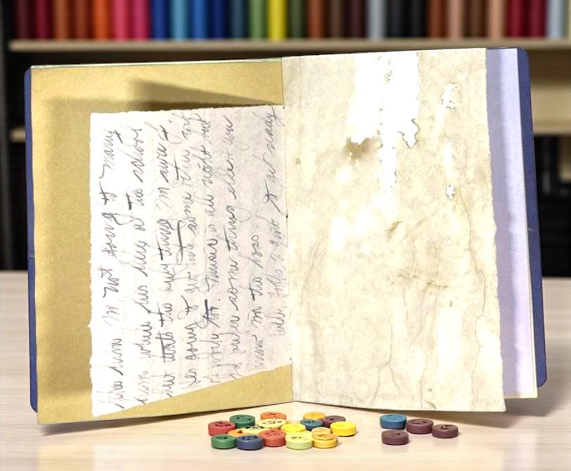 Floral Rose Junk Journal – Handmade Grungy B6 Journal with Coffee-Dyed Pages, Tags, Pockets, and Vintage Ephemera