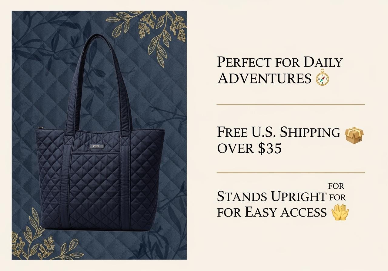 Midnight Garden Handmade Quilted Tote Bag – The Stitcher’s Carry Edition | Artisan-Made Project Bag with Pockets